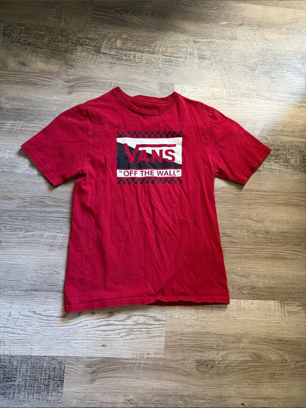 Vans Off The Wall T-Shirt With Checkerboard Logo